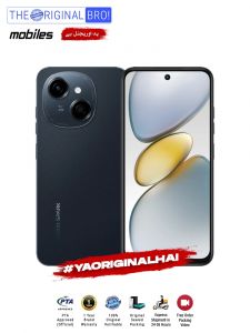 Tecno Spark Go 1 - 3GB RAM - 64GB Storage - PTA Approved - 12 Months Warranty - Black - The Original Bro Mobiles - TOB29